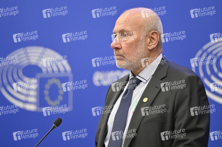 Pressekonferenz zur bulgarischen Position gegenüber Nordmazedonien im EU-Parlament in Straßburg