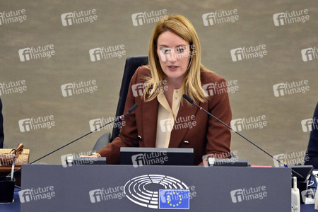 Plenartagung zu dem Thema 'Was Europa ausmacht' im EU-Parlament in Straßburg