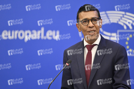 Pressekonferenz zu den  EU-Inseln und die Kohäsionspolitik im EU-Parlament in Straßburg