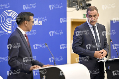 Pressekonferenz zu den  EU-Inseln und die Kohäsionspolitik im EU-Parlament in Straßburg
