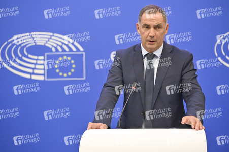 Pressekonferenz zu den  EU-Inseln und die Kohäsionspolitik im EU-Parlament in Straßburg