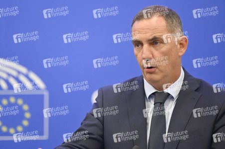 Pressekonferenz zu den  EU-Inseln und die Kohäsionspolitik im EU-Parlament in Straßburg