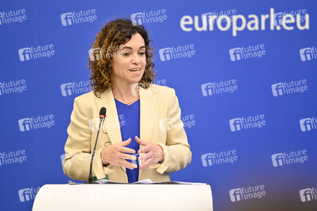 Pressekonferenz zu den  EU-Inseln und die Kohäsionspolitik im EU-Parlament in Straßburg