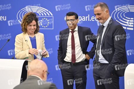Pressekonferenz zu den  EU-Inseln und die Kohäsionspolitik im EU-Parlament in Straßburg