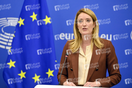 Pressekonferenz zur Urkaine im EU-Parlament in Straßburg
