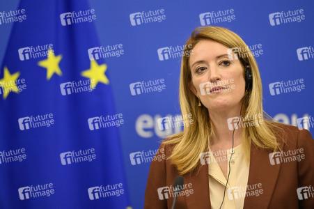 Pressekonferenz zur Urkaine im EU-Parlament in Straßburg
