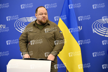 Pressekonferenz zur Urkaine im EU-Parlament in Straßburg
