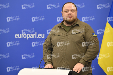 Pressekonferenz zur Urkaine im EU-Parlament in Straßburg