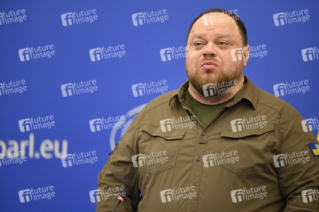 Pressekonferenz zur Urkaine im EU-Parlament in Straßburg