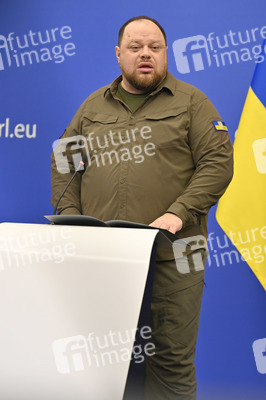 Pressekonferenz zur Urkaine im EU-Parlament in Straßburg