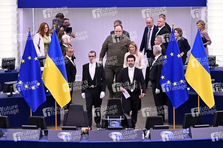 Rede von Ruslan Stefantschuk im EU-Parlament in Straßburg