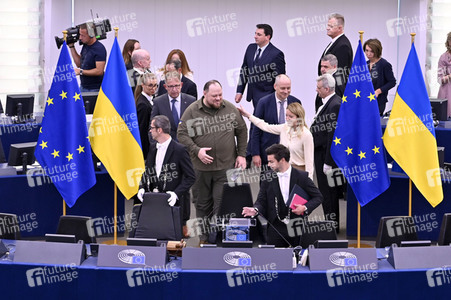 Rede von Ruslan Stefantschuk im EU-Parlament in Straßburg