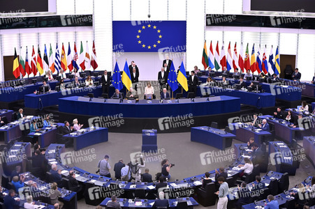 Rede von Ruslan Stefantschuk im EU-Parlament in Straßburg