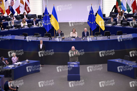 Rede von Ruslan Stefantschuk im EU-Parlament in Straßburg