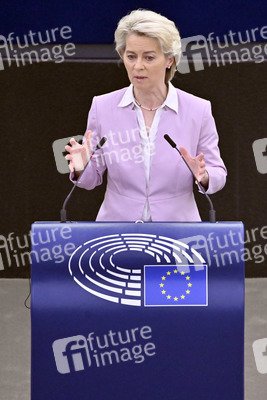 Plenartagung zur Ukraine im EU-Parlament in Straßburg