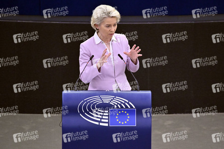 Plenartagung zur Ukraine im EU-Parlament in Straßburg