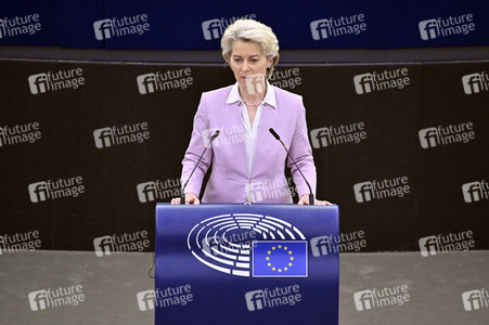 Plenartagung zur Ukraine im EU-Parlament in Straßburg