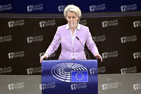 Plenartagung zur Ukraine im EU-Parlament in Straßburg