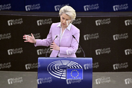 Plenartagung zur Ukraine im EU-Parlament in Straßburg