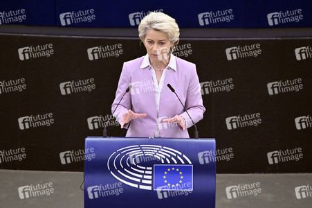 Plenartagung zur Ukraine im EU-Parlament in Straßburg