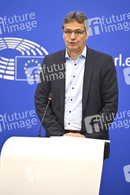 Pressekonferenz der EVP zum Thema 'Fit für 55' im EU-Parlament in Straßburg