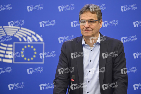 Pressekonferenz der EVP zum Thema 'Fit für 55' im EU-Parlament in Straßburg