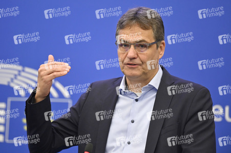 Pressekonferenz der EVP zum Thema 'Fit für 55' im EU-Parlament in Straßburg
