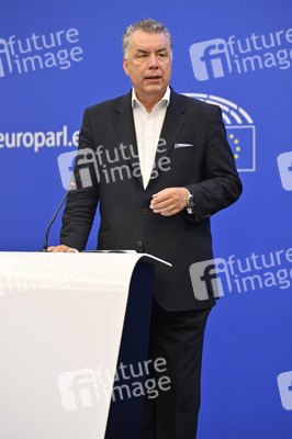 Pressekonferenz der EVP zum Thema 'Fit für 55' im EU-Parlament in Straßburg