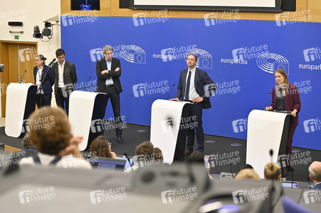 Pressekonferenz zur Kernenergie und Gas im EU-Parlament in Straßburg