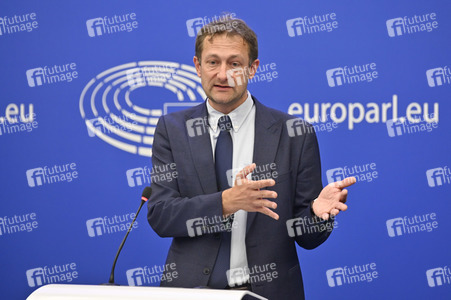 Pressekonferenz zur Kernenergie und Gas im EU-Parlament in Straßburg