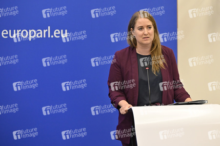 Pressekonferenz zur Kernenergie und Gas im EU-Parlament in Straßburg