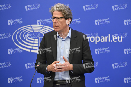 Pressekonferenz zur Kernenergie und Gas im EU-Parlament in Straßburg