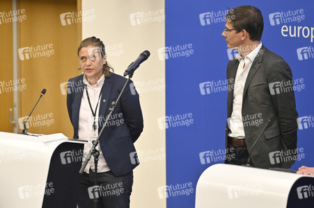 Pressekonferenz zur Kernenergie und Gas im EU-Parlament in Straßburg