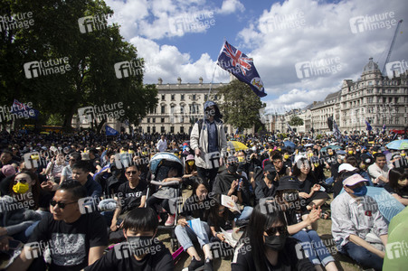 Demonstration zum 3 Jahrestag des Beginns der Honkong-Proteste in London