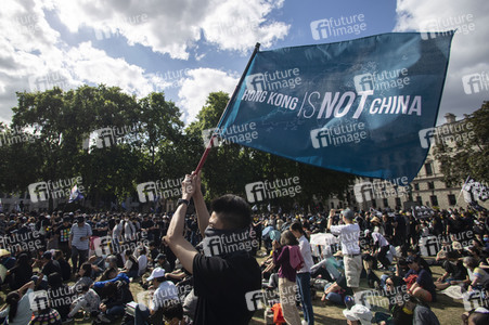 Demonstration zum 3 Jahrestag des Beginns der Honkong-Proteste in London