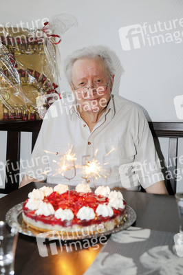 Geburtstagsfeier zum 95. Geburtstag von Lutz Jahoda in Storkow