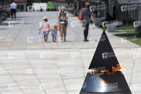 Gedenkfeier zum 76. Jahrestag der Schlacht von Okinawa in Itoman