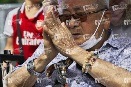 Gedenkfeier zum 76. Jahrestag der Schlacht von Okinawa in Itoman