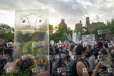 Protest gegen die Entscheidung der Supreme Courts gegen das Abtreibungsrecht in New York