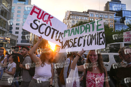 Protest gegen die Entscheidung der Supreme Courts gegen das Abtreibungsrecht in New York