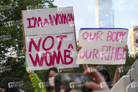 Protest gegen die Entscheidung der Supreme Courts gegen das Abtreibungsrecht in New York