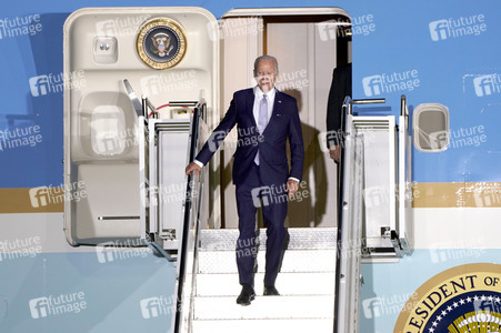 Ankunft von Präsident Biden in München