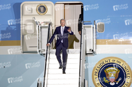 Ankunft von Präsident Biden in München