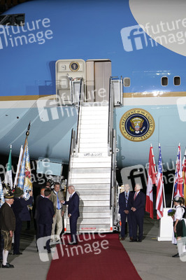 Ankunft von Präsident Biden in München