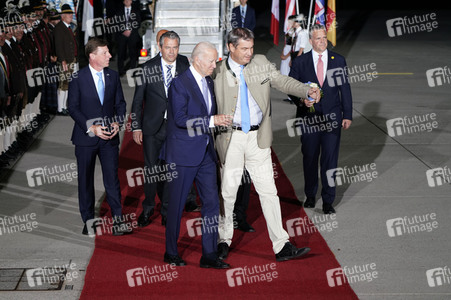 Ankunft von Präsident Biden in München