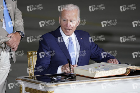 Ankunft von Präsident Biden in München