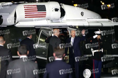 Ankunft von Präsident Biden in München