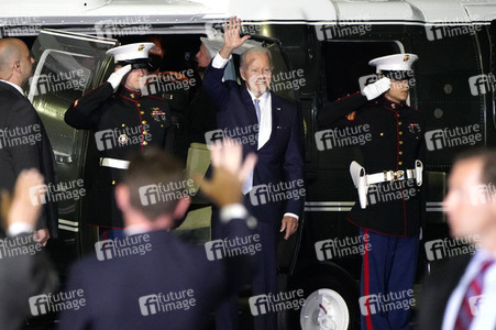Ankunft von Präsident Biden in München