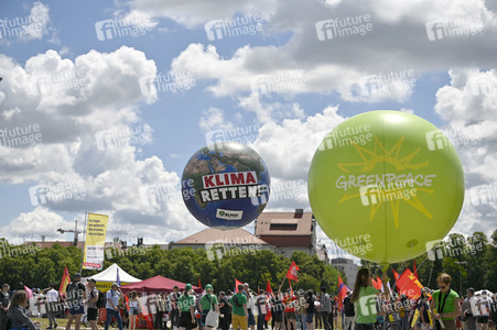 Demonstration gegen den G7-Gipfel in München