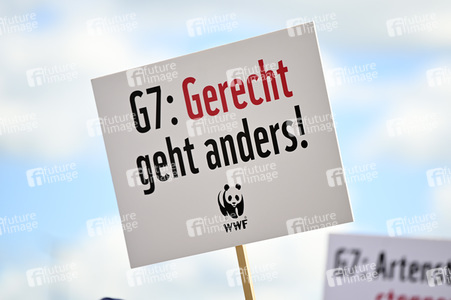 Demonstration gegen den G7-Gipfel in München